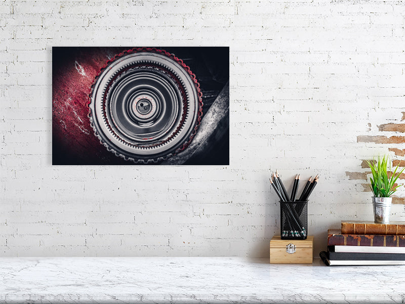 Mercedes-Benz 722.6 gearbox clutch pack and planetary gear. Print or framed photography art.