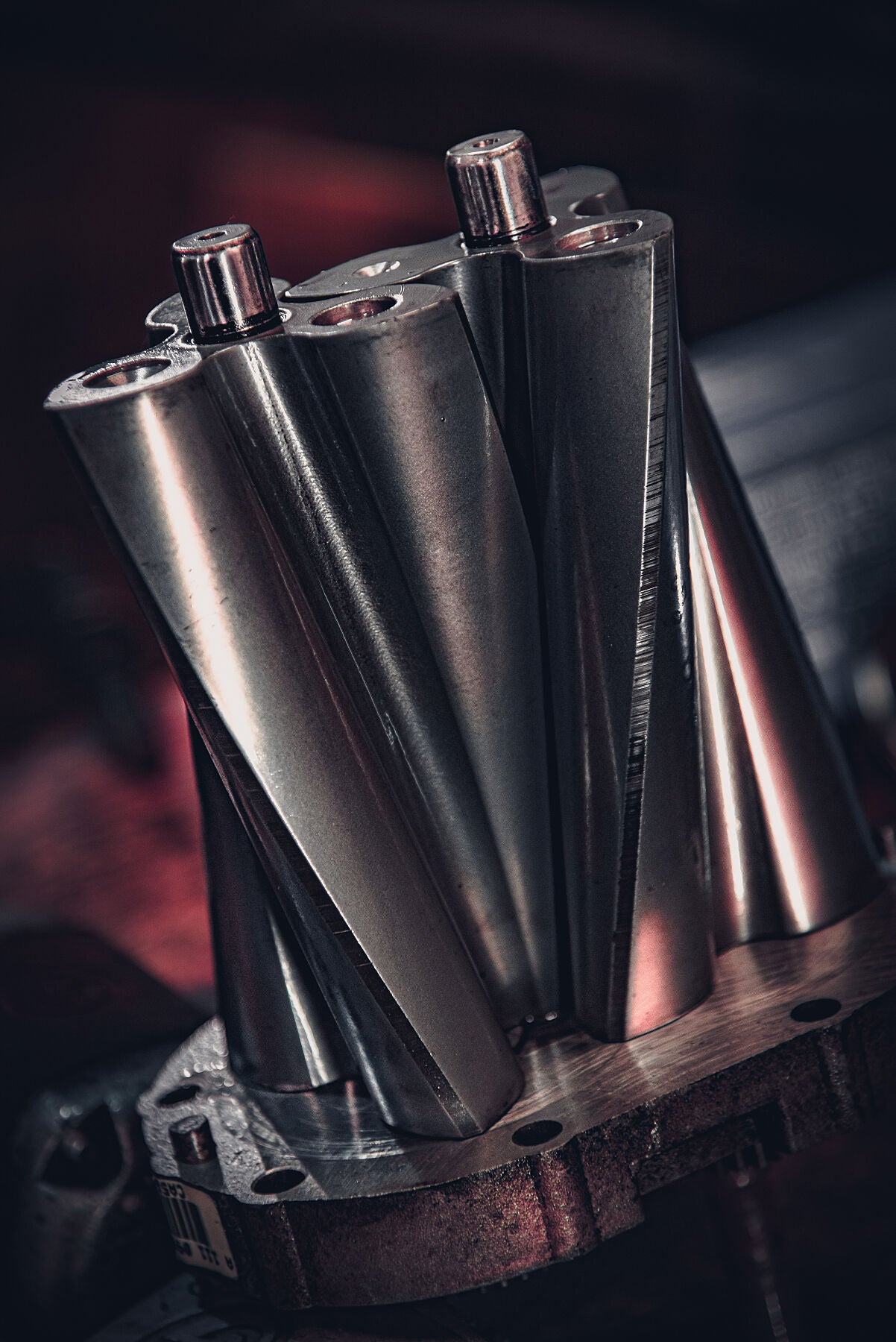 Mercedes-Benz M111 engine supercharger lobes removed from w208 CLK230.