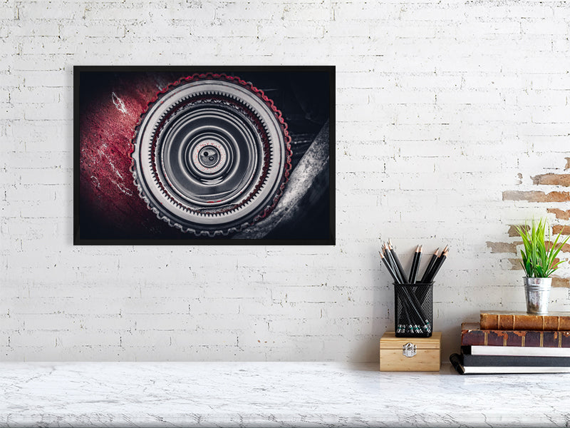 Mercedes-Benz 722.6 gearbox clutch pack and planetary gear. Print or framed photography art.