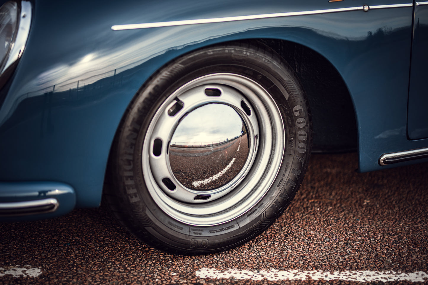 Very classic Porsche 356 captured in autumn colours in East Sussex area. Automotive Photography, classic car, vintage vehicle, car photography, art print, wall decor.