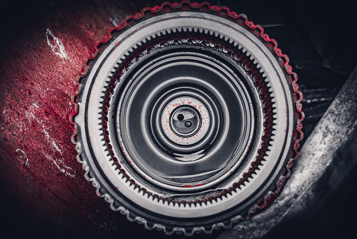 Mercedes-Benz 722.6 gearbox clutch pack and planetary gear. Print or framed photography art.