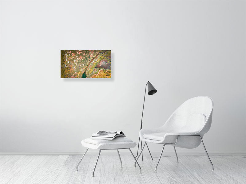 Unusual view by the beach in Wales. Print or framed photography art.